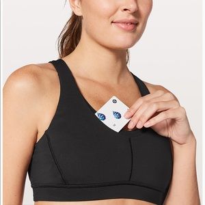 Lululemon Stash&Run sports bra, size 8